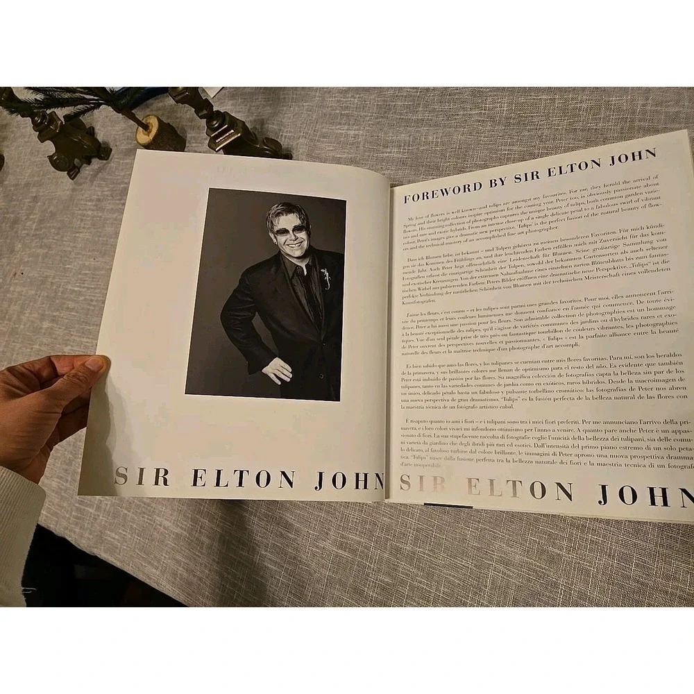 Tulips By Peter Arnold Forward By Sir Elton John Coffe Table Book Hardcover 2006